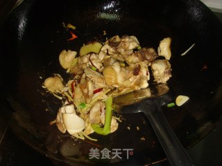 鸡肉炖土豆栗子的做法步骤：7