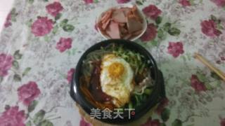 石锅拌饭的做法步骤：5