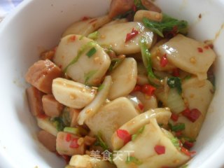 双味炒年糕的做法步骤：7