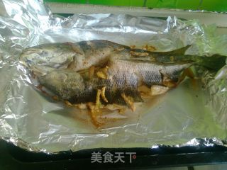 香烤黑鱼的做法步骤：5