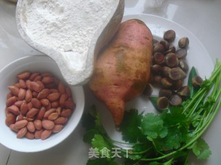 红薯花生粥的做法步骤：1