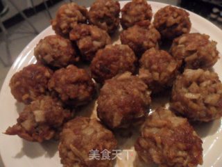 葱香藕丸的做法步骤：5