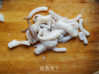 ＜台菜＞生炒花枝（墨鱼）的做法步骤：6
