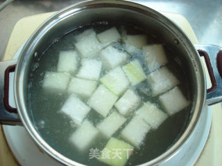 冬瓜汆丸子的做法步骤：2
