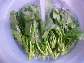 平菇炒菠菜的做法步骤：2