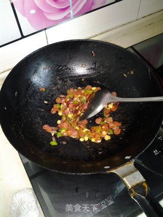 微波炉披萨的做法步骤：4