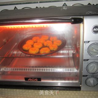豆沙馅烤饼的做法步骤：10