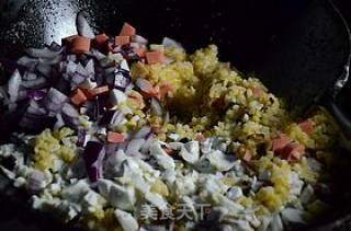 黄金蛋炒饭的做法步骤：11