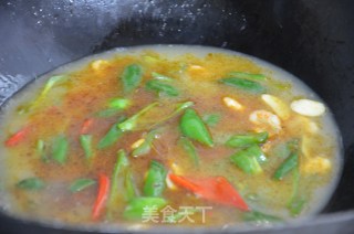 仔虾荷包蛋的做法步骤：5