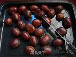 烤箱版糖炒栗子的做法步骤：2