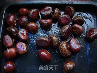 烤箱版糖炒栗子的做法步骤：5