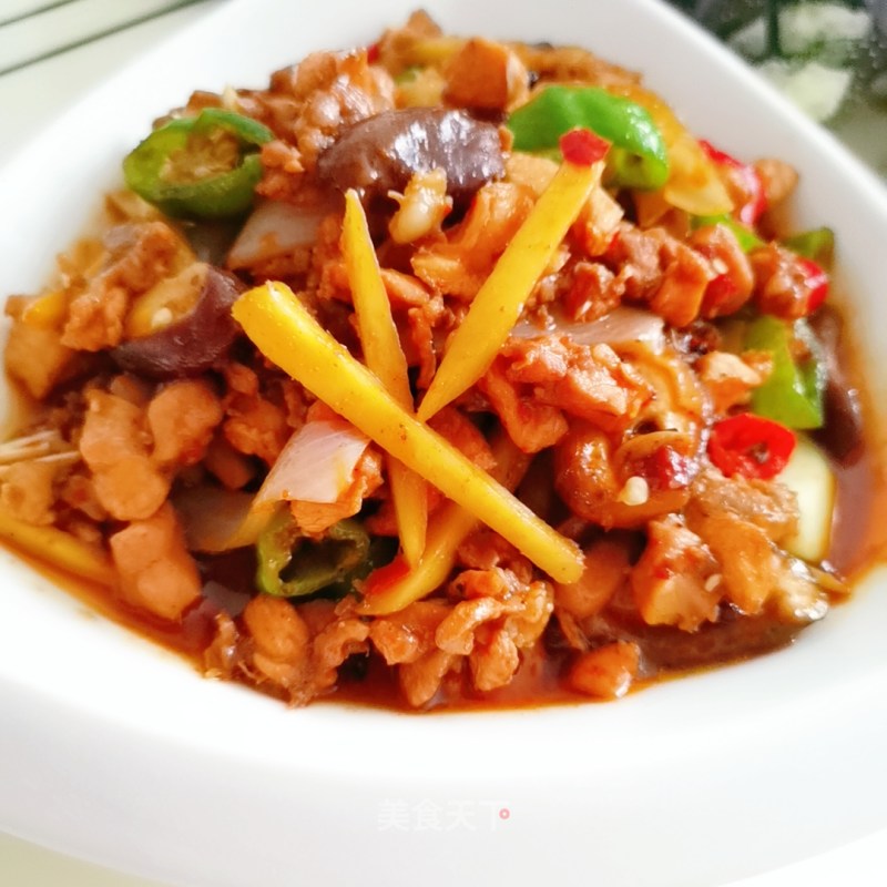 炒兔肉的做法