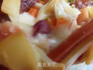 什锦火腿披萨的做法步骤：14