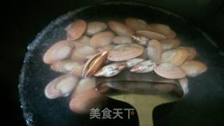 日式味噌蚬肉菠菜豆腐湯的做法步骤：4