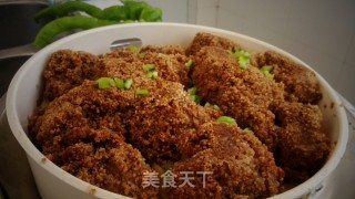 【粉蒸排骨】懒人的快捷健康菜谱的做法步骤：10