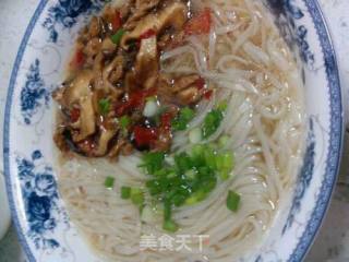 香菇肉丝面的做法步骤：11