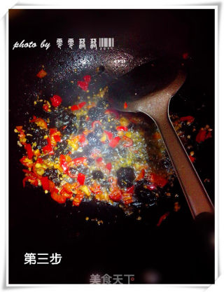 豆豉香味浓——蒜薹肉末的做法步骤：3