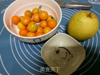 金桔雪梨的做法步骤：2