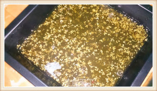 27的烘焙日记——水晶桂花蜜豆羊羹的做法步骤：4