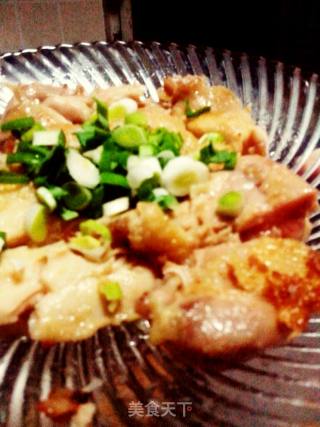 不用油的香煎鸡腿（¯﹃¯）的做法步骤：11