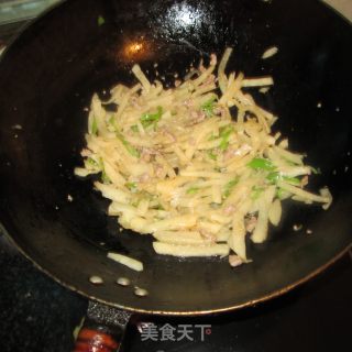 肉末凉薯丝的做法步骤：5