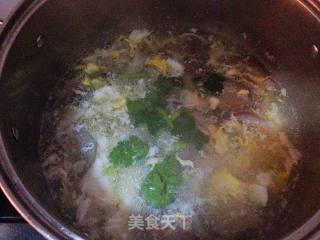 【蘑菇鸡蛋汤】---冬季常见暖身汤的做法步骤：10