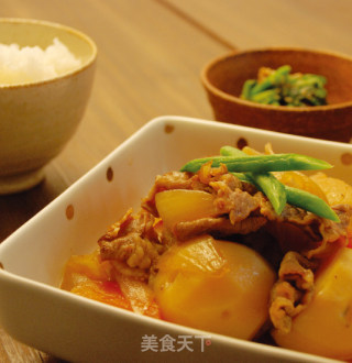 日式土豆烧牛肉的做法步骤：3