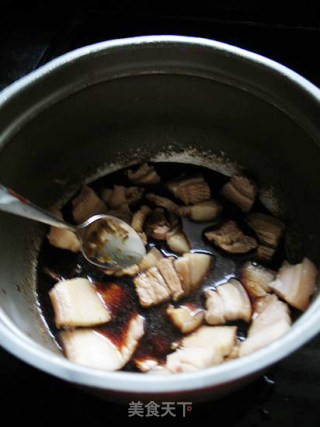 酱香五花肉----简单易做的电饭煲煎肉的做法步骤：11