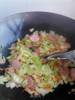 独家美味黑白菜的做法步骤：4