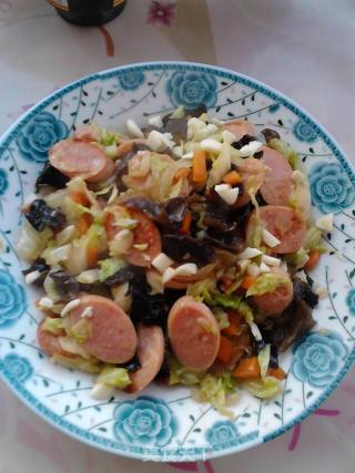 独家美味黑白菜的做法步骤：6