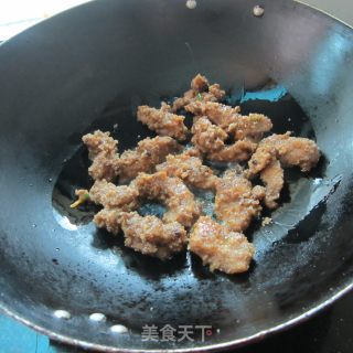 煎米粉肉柳的做法步骤：10