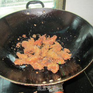 煎米粉肉柳的做法步骤：11