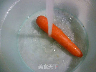 胡萝卜娃娃菜排骨汤的做法步骤：2