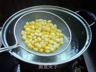 肉末玉米蛋花羹的做法步骤：1