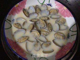 海鲜肉味——蛤蜊蒸蛋的做法步骤：4