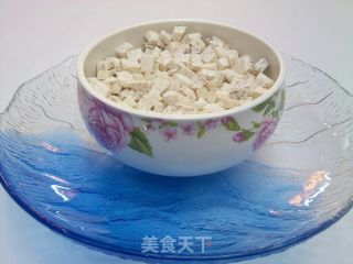 芝士焗叉烧香芋泥的做法步骤：4
