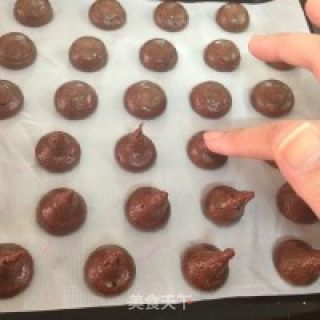 抹茶夹心巧克力小西饼的做法步骤：16
