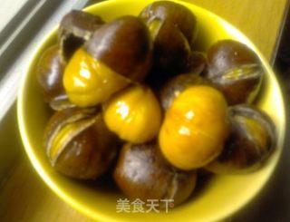 蜂蜜板栗的做法步骤：7