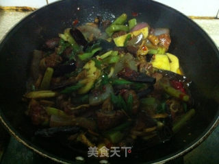 干锅仔排的做法步骤：11