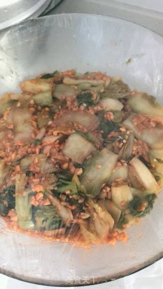 朝鲜族辣白菜的做法步骤：7