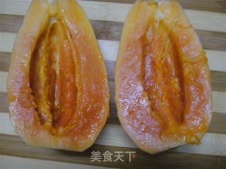 自制柠香木瓜酱的做法步骤：2