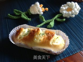 香肠芝士面包的做法步骤：12