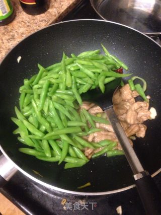 四季豆炒肉的做法步骤：5