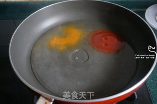 蜜瓜桂花甜辣虾的做法步骤：5