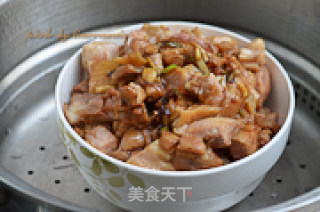 香芋蒸鸡腿的做法步骤：8