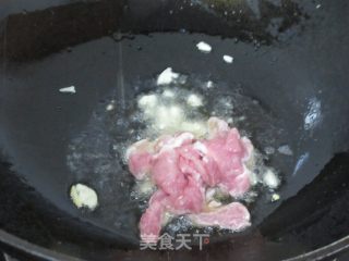 肉丝花菜的做法步骤：4