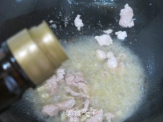 肉丝花菜的做法步骤：6