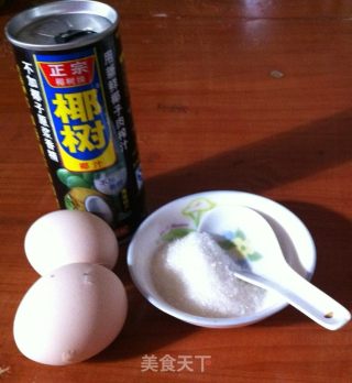 椰汁鸡蛋羹的做法步骤：1