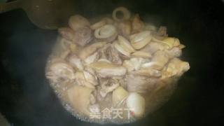 鲍汁蘑菇炆鸡的做法步骤：3