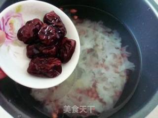 花生银耳粥的做法步骤：5